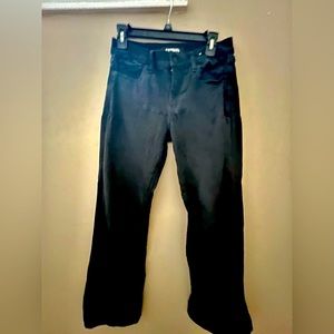 Black Express Mid Rise Boot Jean. 6S